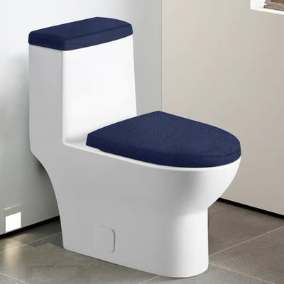 WC-Tankdeckelbezug Badezimmer Bidetmatten Sitzbezug-Set Elastischer Samt Stretch Verschleißfest Universal Closestool-Pad