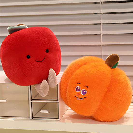Mignon Mini Fruit Peluche Jouet Animaux en Peluche Doux pour Enfants Réaliste Câlinable Jouet à Câliner pour Machines à Griffes Prix Cadeau d'Anniversaire