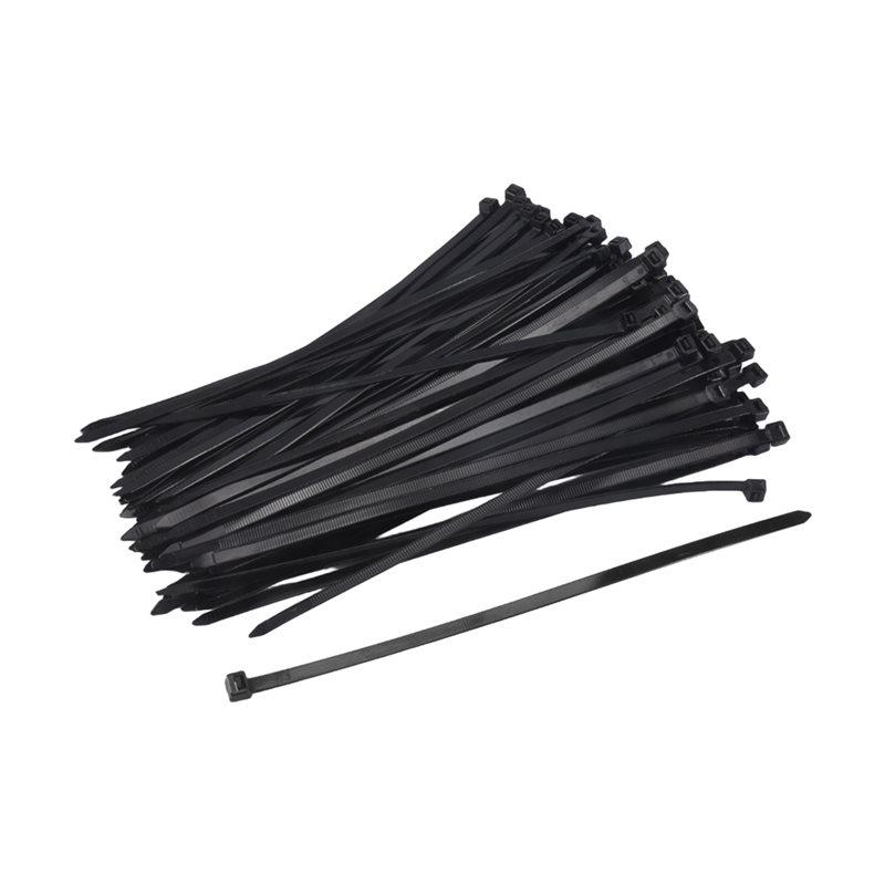 A20F-100 Pack Cable Zip Ties Heavy Duty 12 Inch, 7.6Mm Strong Plastic Wire Ties With 70Kg Tensile Strength, UV Resistant