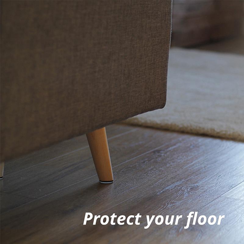 1/4/8/20pcs 19-40mm Furniture Foot Sliders Table Chair Leg Sliders Felt Pad Cabinet Sofa Glides Furniture Accessories Floor Protector