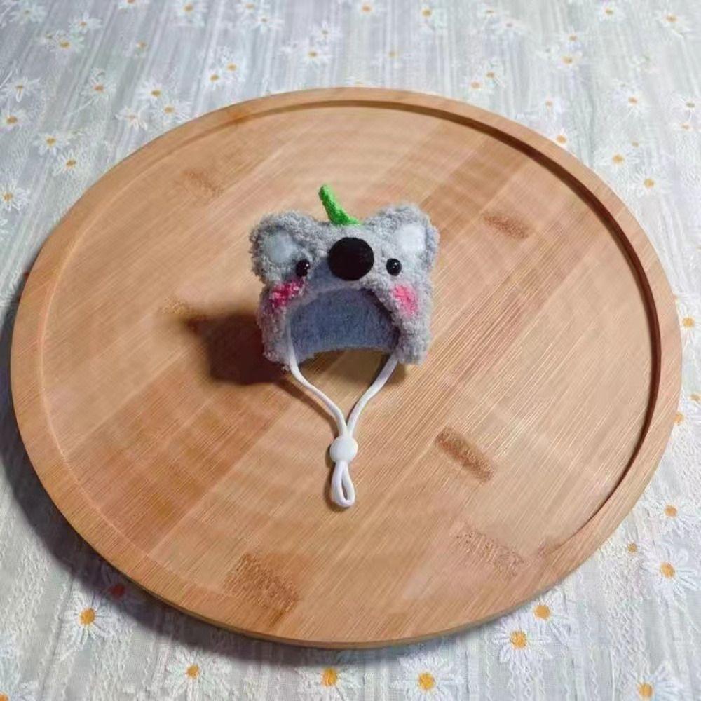 Fashion Woolen Plush Hat Mini Pet Supplies Animal Doll Hat  for Hamster Golden Silk Bear