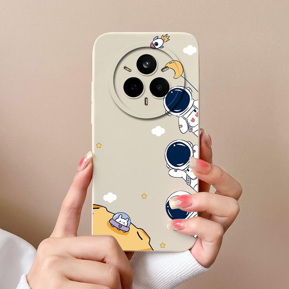 Handyhülle für Realme 14 Pro Plus – Schöne Hülle aus weichem Premium-Flüssigsilikon – Rückseite mit Kameraschutz – Stoßfeste Schutzhülle