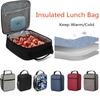 Stilvolle isolierte Lunchtasche für Erwachsene und Kinder mit Wärmeschutz und geräumiger Aufbewahrung