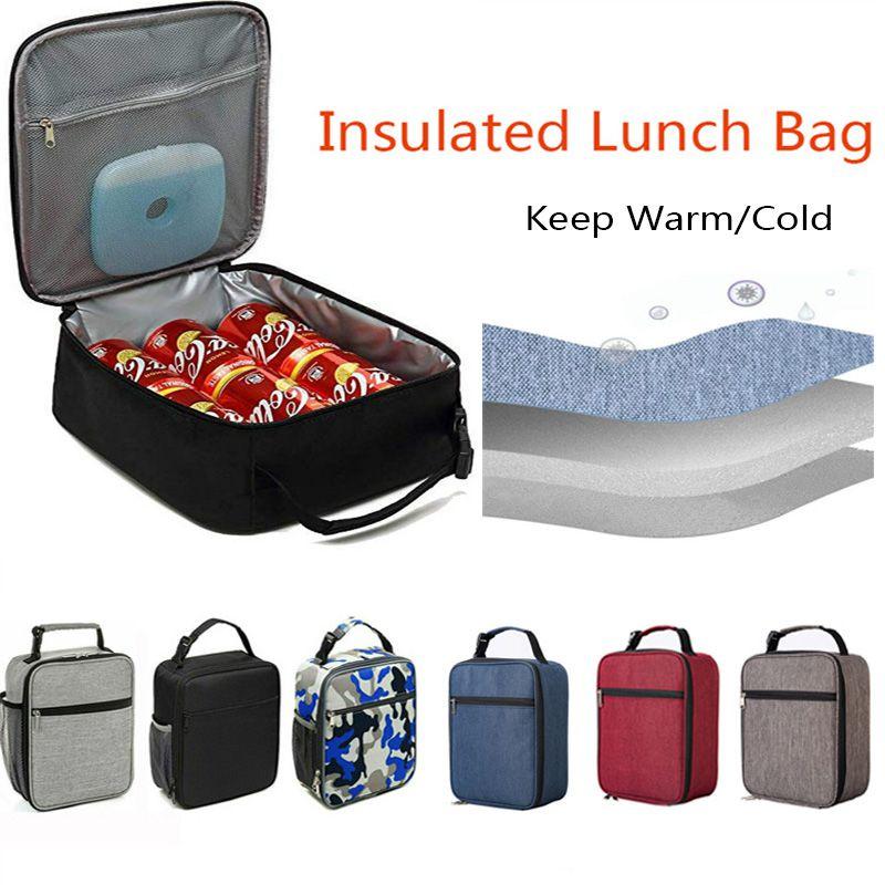 Stylish Insulated Lunch Bag For Adults And Kids With Thermal Protection And Spacious Storage