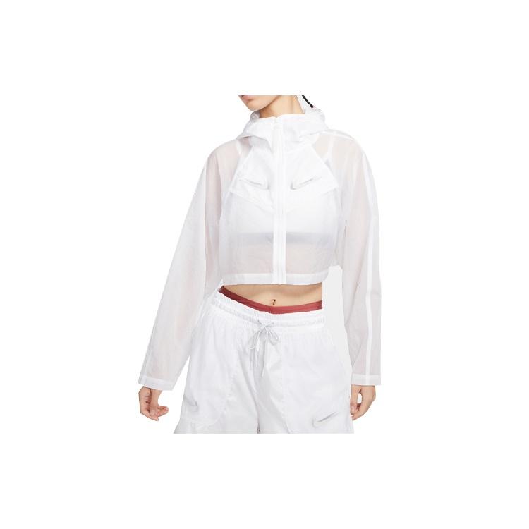 (WMNS) Nike Sportswear Woven Jacket White Women s CT0765-100 L