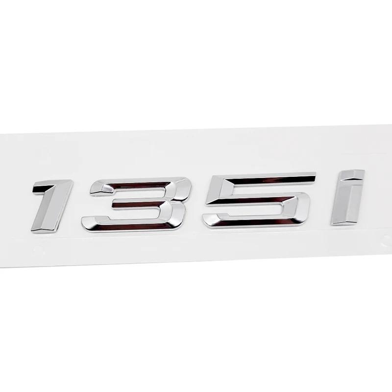 ABS Car Rear Trunk Letters Logo Badge Emblem Sticker For BMW 1 Series 116i 118i 120i 125i 130i 135i 140i E81 E82 E87 E88 F20 F21