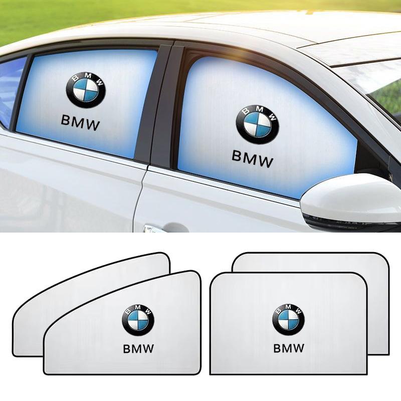 4Pcs Car Window Sun Shade Cover Visor UV Protection Shield For BMW 1 3 5 7 Series X1 X3 X5 G30 G20 G11 F10 F34 E46 E87 Accessory jbzh05