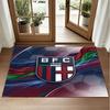 Bologna FC Design Crystal Velvet Rug Soft Decorative Mat for Bedroom Entrance