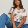 2026 Spring/Summer European & American Trend: Versatile Striped Round Neck Casual Short Sleeve T-Shirt