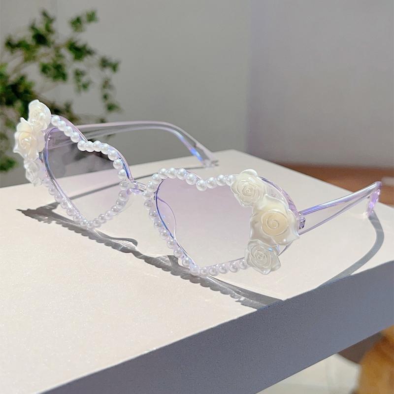 

KAMMPT Rhinestones Cat Eye Sunglasses Women 2024 Stylish Original Sun Glasses Trendy Sweet Fashion Brand Design Gradient Shades without case