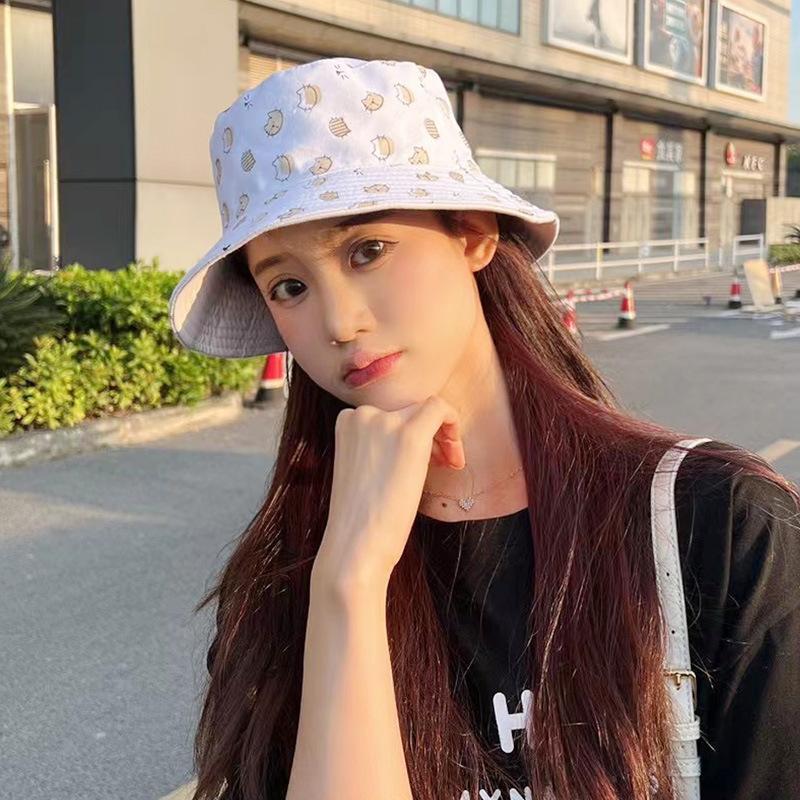 

Милая двусторонняя шляпа-панама для девочек, студентов, повседневная летняя шляпа от солнца белый