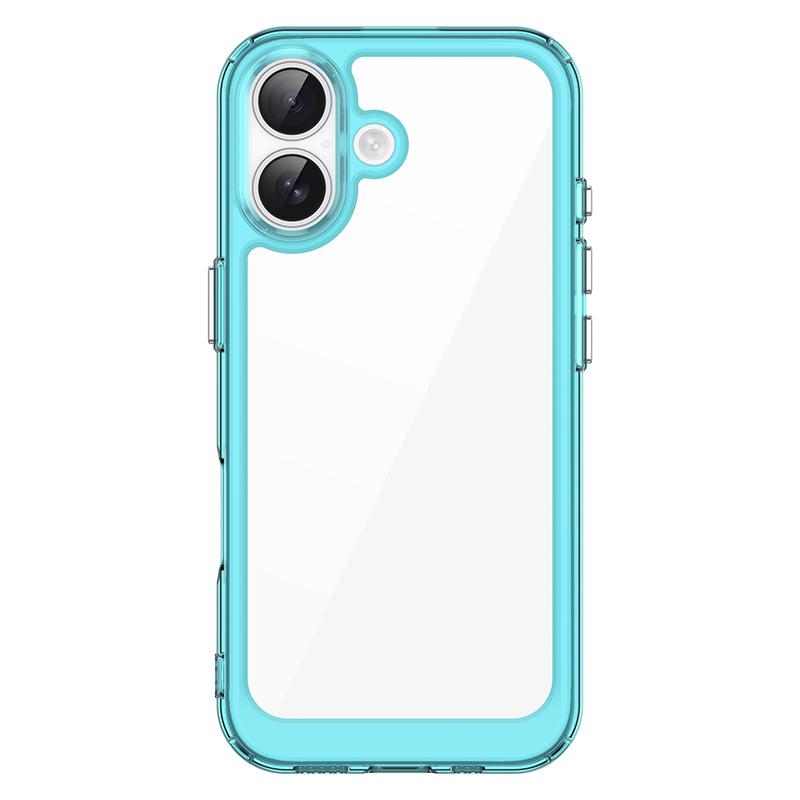 For iPhone 17 Case For Apple iPhone 17 Air iPhone 17 Pro Max Cover Funda Shockproof Clear PC + Silicone Protective Phone Cover