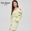 ANY SPOOR Women's Elegant Off-Shoulder Knit Pullover 84A662