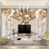 Modern Abstract 3d Wallpaper Rome Column Flower Wall Murals Living Room Study Backdrop Wall Paper Home Decor 3d Fresco