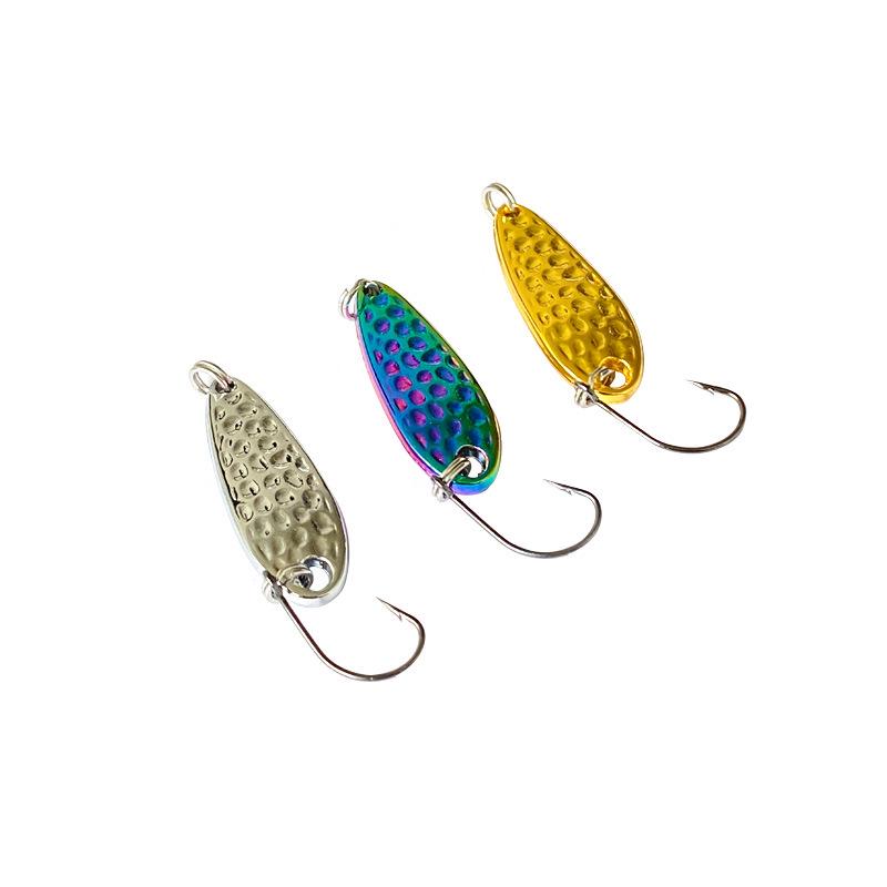 Meteorite Peanut Shell Sequins Tinplate Lure for Freshwater Fishing