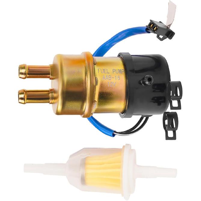 Road Passion 12v 55LPH Electric Fuel Pump for Honda Goldwing 1200 GL1200A 1984-1987/Honda V45 Magna VF750C 1982-1983/Honda V65 Magna VF1100C