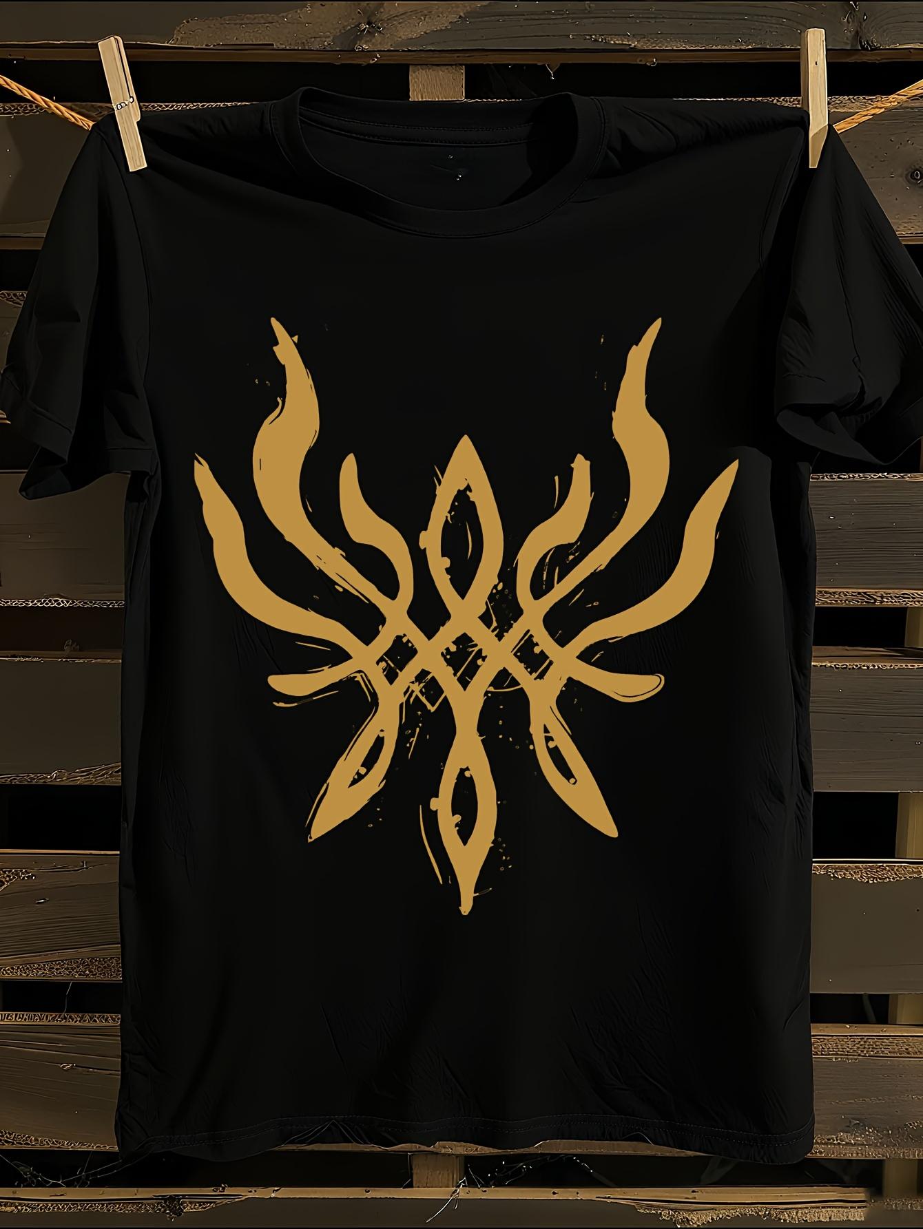 Fire Emblem: Three Houses Byleth Crest Blazing Golden Emblem T-Shirt S