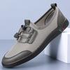 Men's New Summer One-pedal Soft-soled Fly-woven Shoes Breathable Mesh Shoes Versatile Non-slip Driving Shoes