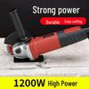 100mm Multifunctional Electric Angle Grinder: High-Power Handheld Polisher and Cutting Tool with Grinding Wheel.