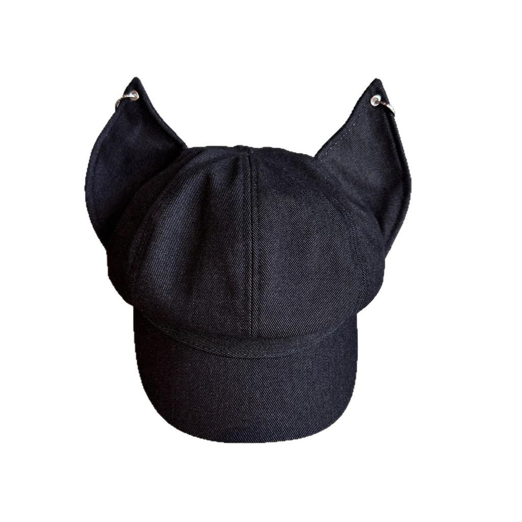 Solid Color Retro Style Fox Ear Beret Features Autumn Season Fashion Hat Travel