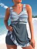 2026 Damen Sexy Strand Badebekleidung Tankini Zweiteilige Badebekleidung Druck Tankini Strand Sommer Mode Strand Damen Badebekleidungs Set