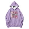 Unisex Printed Long Sleeve Casual Hoodie Sweatshirt with Pockets for Men and Women