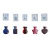 Set of 5 Multi Bottle Design Silicone Mold For Resin Crafts Fondant Jewelry Making Easy Release Reusable Food Grade