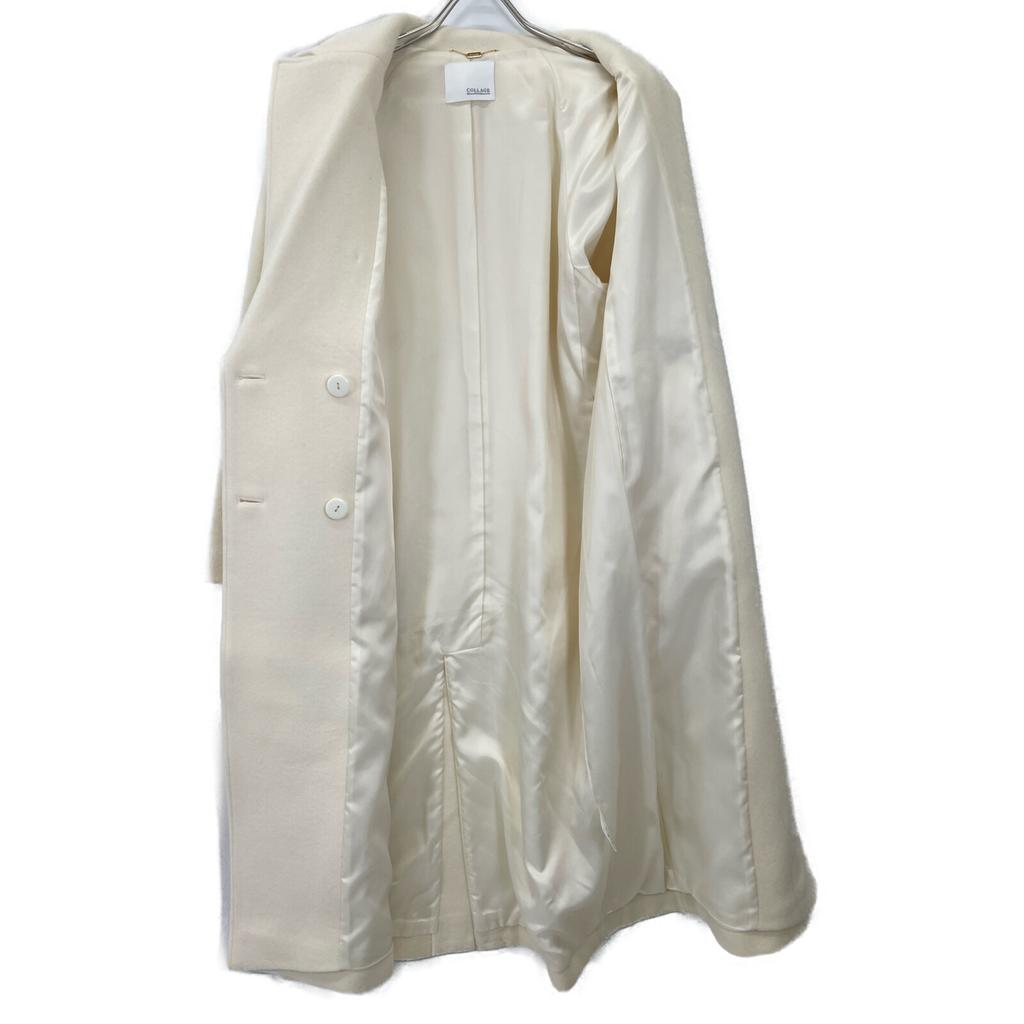 COLLAGE GALLARDAGALANTE [CLZ1022408A0003] Tasmanian Airy Long coat F whiteUsed