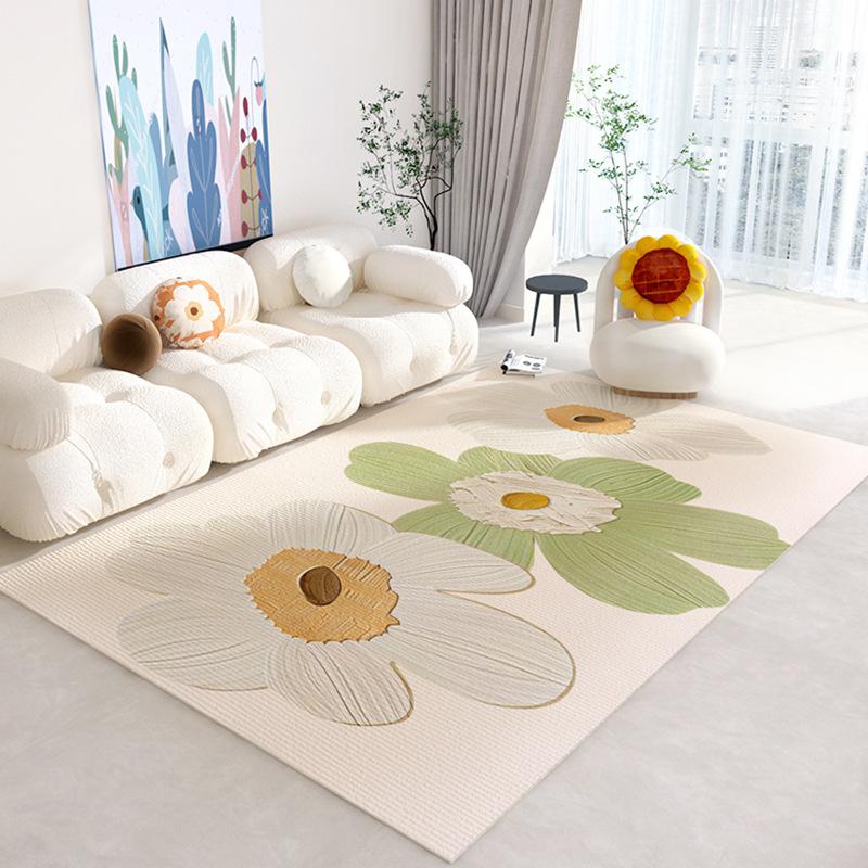 1PC Living Room Ins Style Crystal Velvet Coffee Table Blanket Room Bedroom Non-Slip Bed Blanket Sofa Floor Mat Home Decor