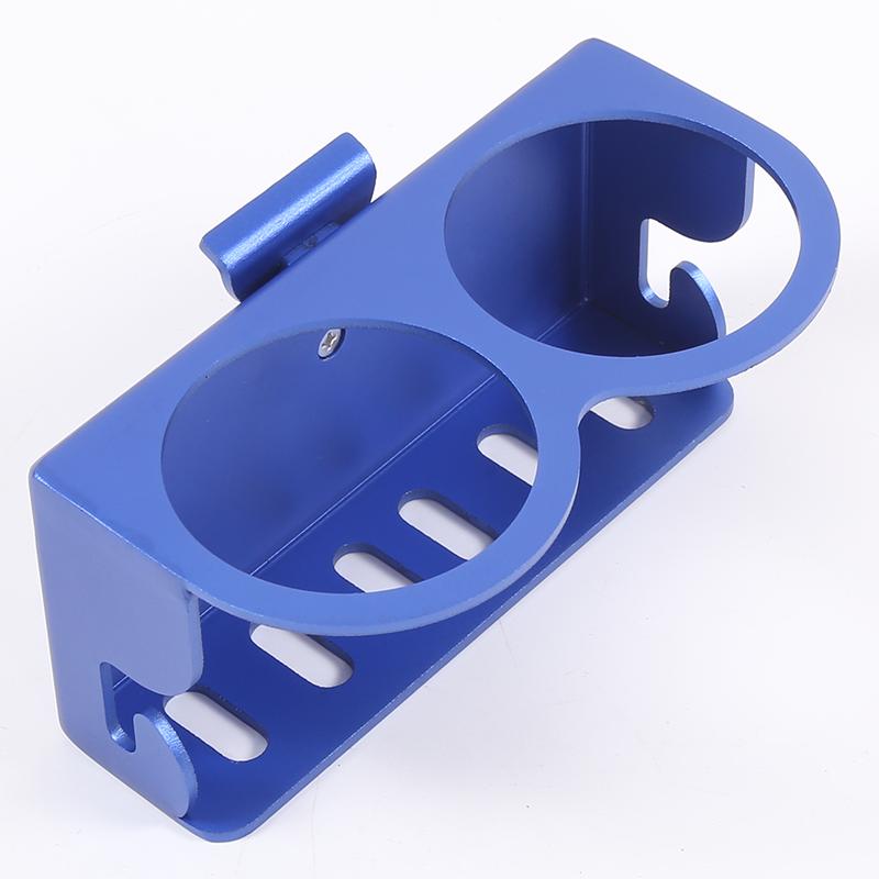 For Ford Maverick 22-23 Aluminum Alloy Black/Blue Car Back Row Expand Cup Holder Storage Basket Water Cup Holders Car