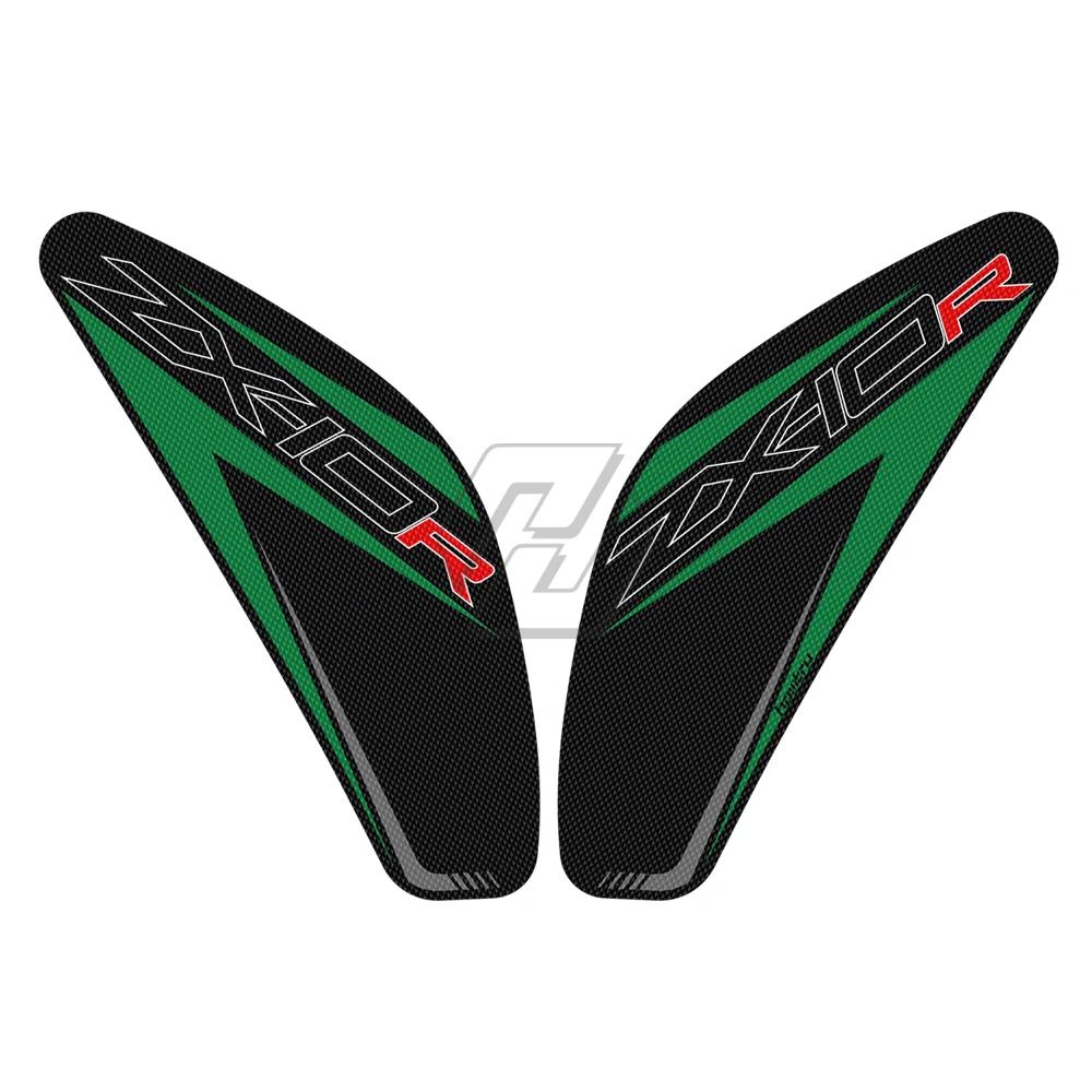 For Kawasaki ZX-10R ZX10R 2011-2022 Motorcycle Side Fuel Tank Pad Protection Knee Anti Slip Fuel Tank Pad