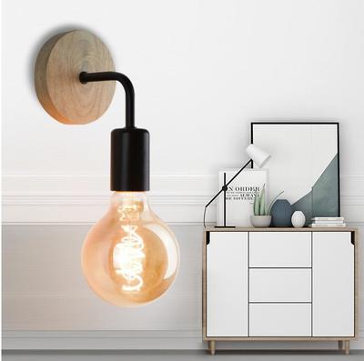 Żelazne lampy ścienne do sypialni, lampka nocna ścienna, kreatywne lampy ścienne do salonu, oświetlenie korytarza, oświetlenie przejścia