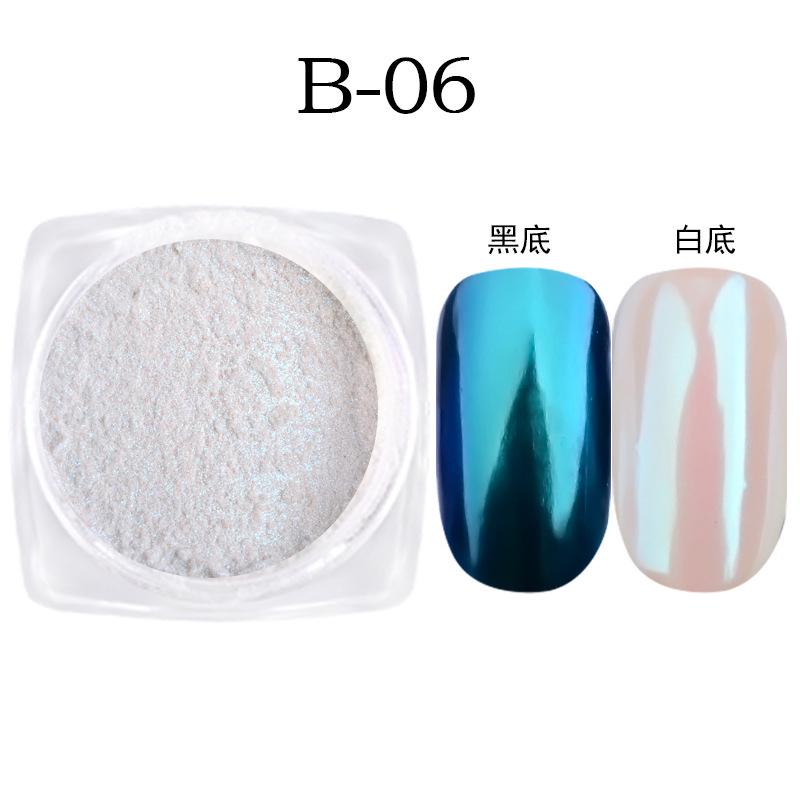 1PC Mirror Nail Glitter Pigment Powder Gold Blue Purple Dust Manicure Nail Art Glitter Decorations