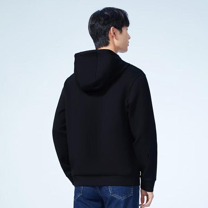 

Qipai Мужская толстовка с капюшоном в китайском стиле со стойкой воротником XL