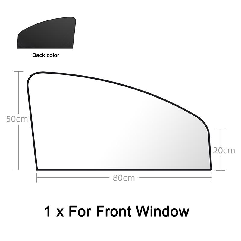 Magnetic Car Sunshade UV Protection Curtains Sun Shield Cover Double Sides Auto Window Sun Shade Protector Cover Accessories