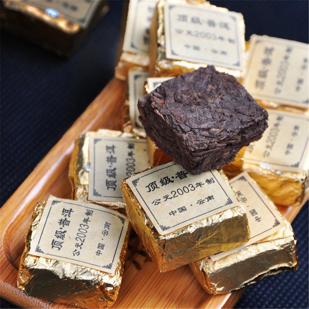 Natural Mini Pu-erh Tea Brick 100g Compressed Old Fragrant Health Energy Tea