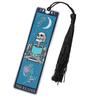Colorful Skeleton The Reader Stainless Steel Tassel Bookmark, a Birthday and Christmas Reading Gift for Book Fans, Lovers, and F