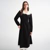 Eiaenlei Ar_White Point Collar Dress