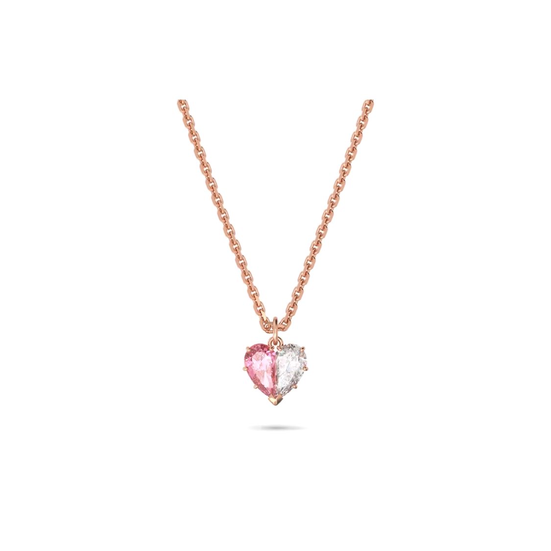 

Swarovski Gema 520 Heart Decoration Necklace Women necklace Pink 5656577 Box (Random Color)