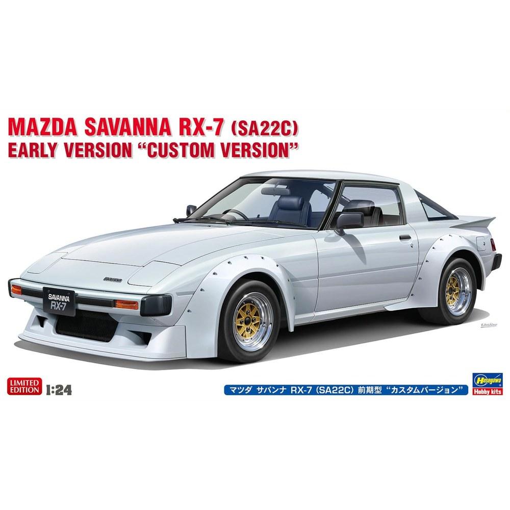 Hasegawa Mazda Savanna RX-7 SA22C Early Model Custom Version Plastic Model Kit 20760
