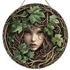 Vintage Tree Round Metal Tin Sign Bar Wall Decor 20x20cm