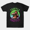 Men Black Print T-shirt The Goonies Truffle Shuffle No-Cut Transfer Paper Print Cotton Tshirt