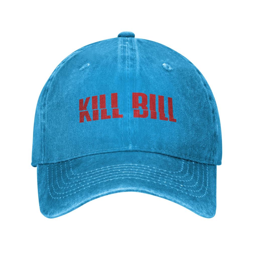 Czapki z daszkiem Logo Kill Bill Vintage Zniszczony Jeans Prany Snapback dla Mężczyzn Kobiet Outdoor Lato Regulowane Dopasowanie Czapki Kapelusz