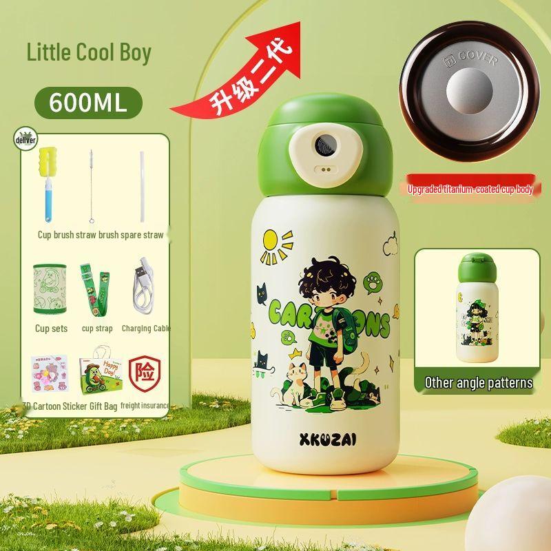 Yilimeng Fingerprint Lock Student Thermos Bottle