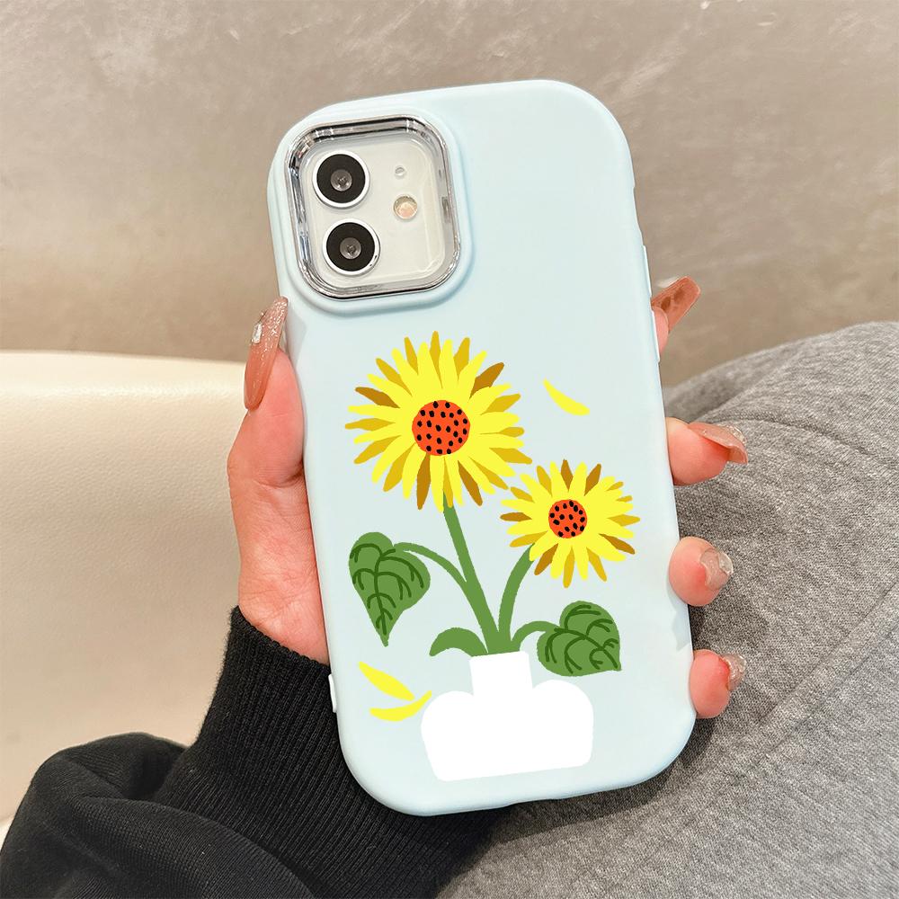 

Для OPPO A16 A38 A57 A58 A74 A78 A98 Reno8T Reno13F Realme C25S C53 C65 Мультяшный черный кот серебристый край мягкий жидкий силикон защитный чехол OnePlus Nord N20 SE синий