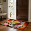 The SSeven DDeadly Sins Anime Floor Mat Soft Flannel Absorbent Mat Non-Slip Rug Home Bedroom Bathroom