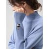Zhenbei Women's Semi-High Neck Cashmere Sweater 31119