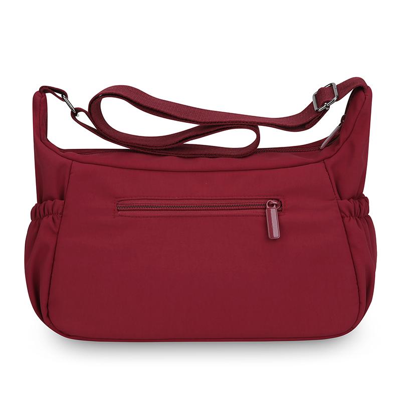 Wasserdichte Nylon-Umhängetasche für Damen, Crossbody-Tasche, mehrlagig, leicht, Muttertasche