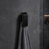 3D Printed Towel Hook Vertical Grain U-Shaped Appearance Adhesive Installation Automatic Locking Hook
