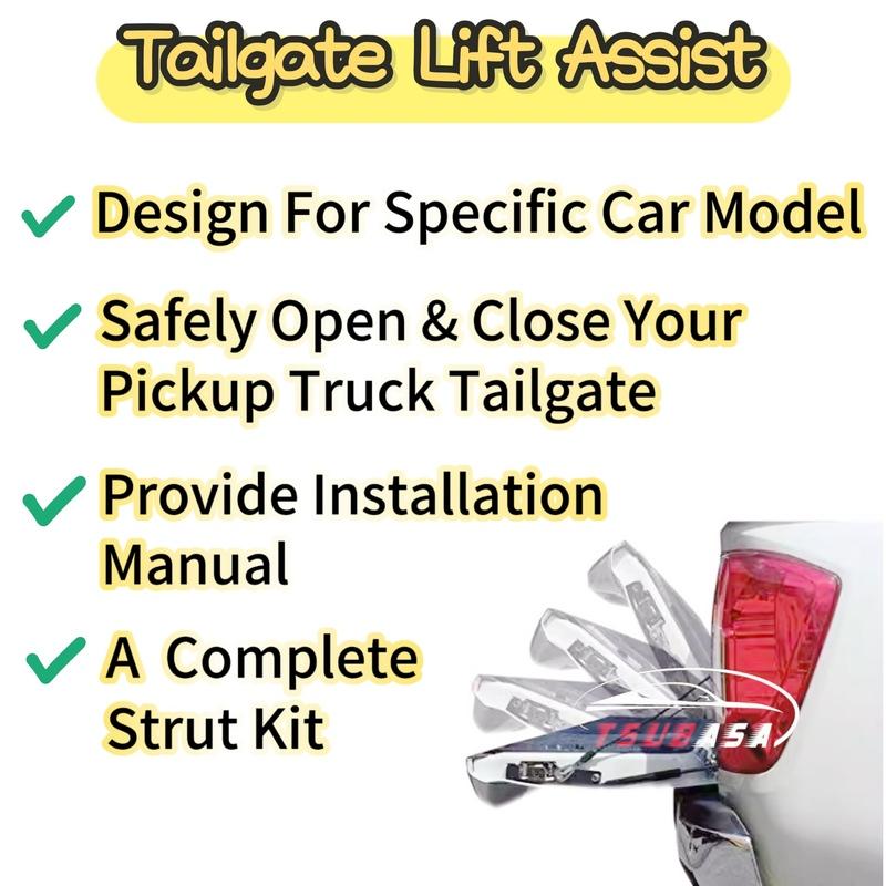 Achterklep Gasveren Voor SsangYong Musso Q200 Pick-up 2018-2024 Rexton Sports Khan Achterklep Langzaam Sluitende Hefsteun Schokdempers Stang